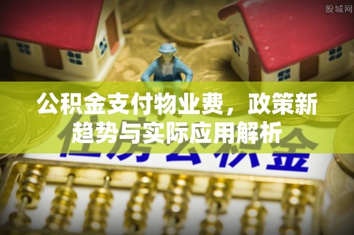 石鼓公积金支付物业费，政策新趋势与实际应用解析