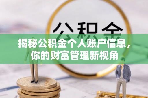 石鼓揭秘公积金个人账户信息，你的财富管理新视角